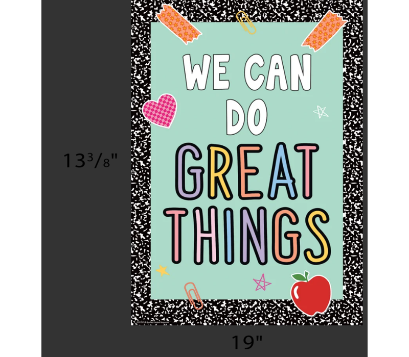 We Can Do Great Things Positive Poster*