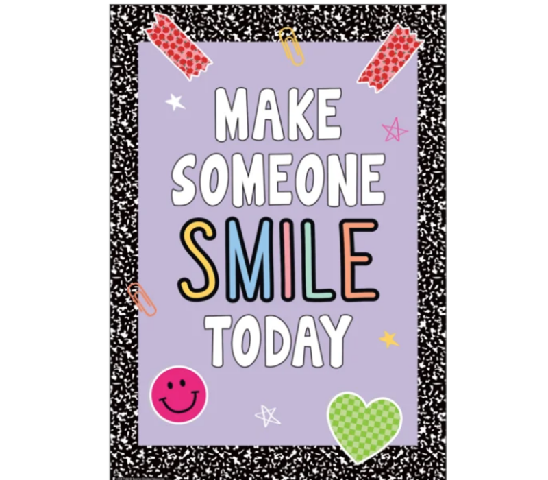 Make Someone Smile Today Positive Poster/Chart*