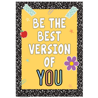 Be the Best Version of You Positive Poster/Chart
