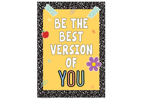 Teacher Created Resources Be the Best Version of You Positive Poster/Chart