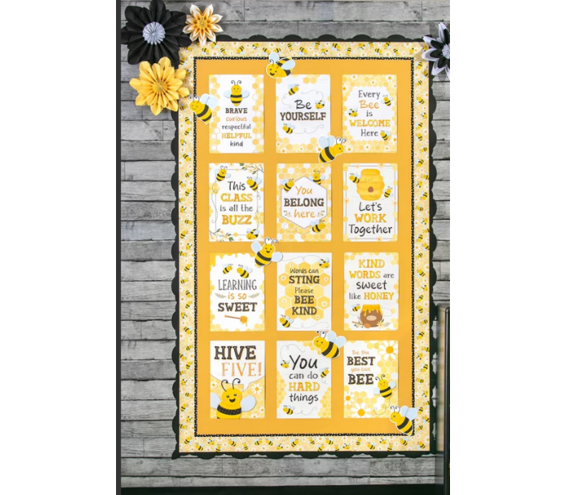 Buzzing Bees Positive Sayings Small Poster Pack*
