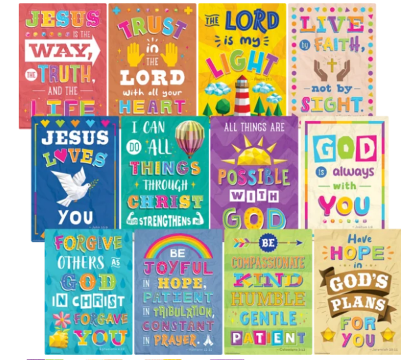 Bible Verses Small Poster Pack