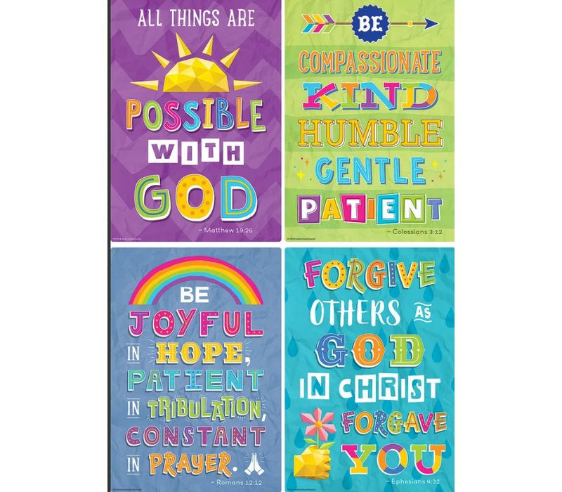 Bible Verses Small Poster Pack