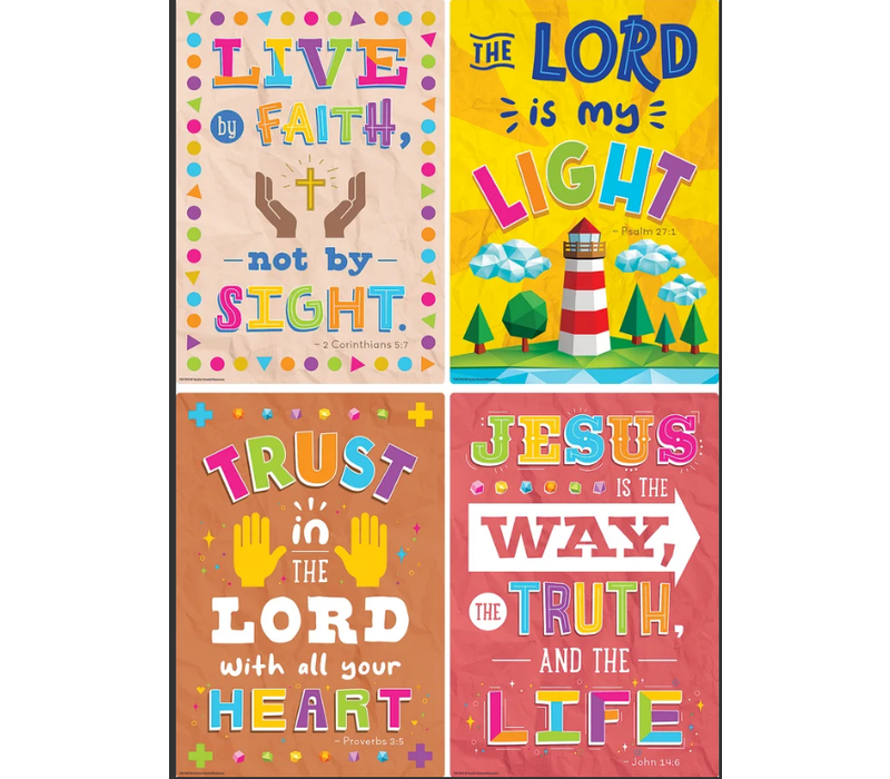 Bible Verses Small Poster Pack