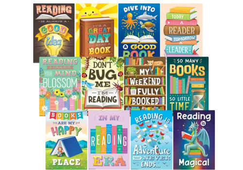 Teacher Created Resources Reading Is Fun Small Poster Pack*