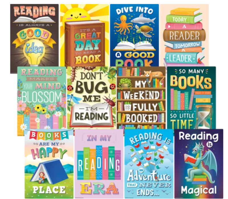 Reading Is Fun Small Poster Pack*