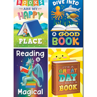 Reading Is Fun Small Poster Pack*
