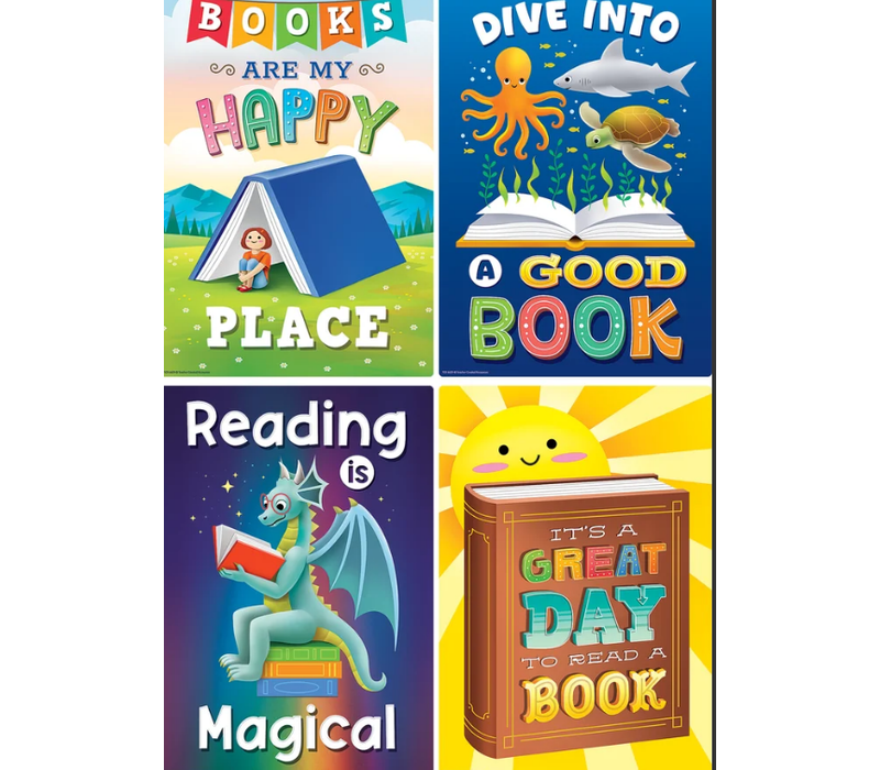 Reading Is Fun Small Poster Pack*