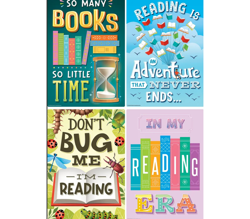 Reading Is Fun Small Poster Pack*