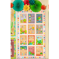 Happy Cactus Crew Positive Sayings Small Poster Pack*