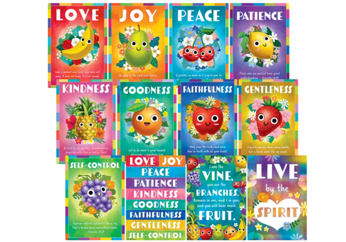 Teacher Created Resources Fruit of the Spirit Small Poster Pack