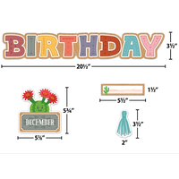 Happy Cactus Crew Happy Birthday Mini Bulletin Board*
