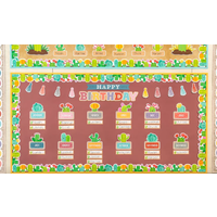 Happy Cactus Crew Happy Birthday Mini Bulletin Board*