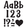 Black 4" Wild Whimsy Self-Adhesive Letters Combo Pack*