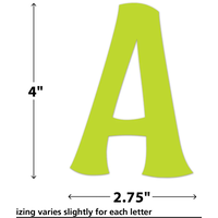 Colorful 4" Wild Whimsy Self-Adhesive Letters Combo Pack*
