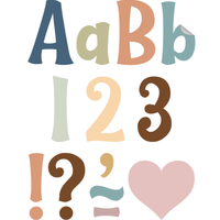 Calming Colors 4" Wild Whimsy Self-Adhesive Letters Combo Pack*