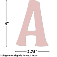 Calming Colors 4" Wild Whimsy Self-Adhesive Letters Combo Pack*