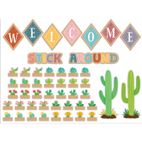 Happy Cactus Crew Welcome Bulletin Board