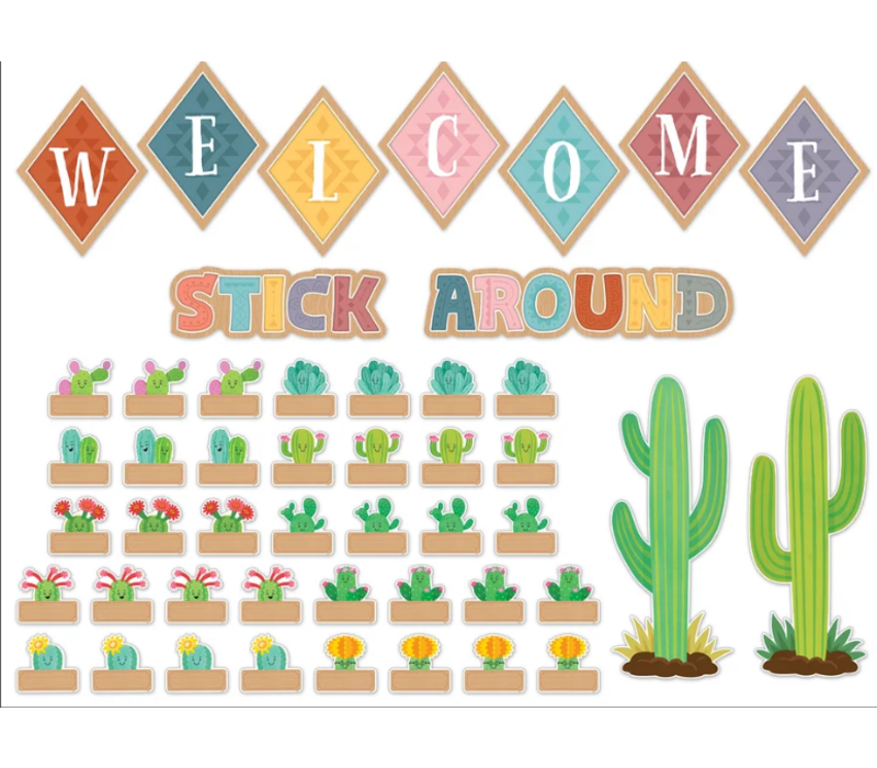 Happy Cactus Crew Welcome Bulletin Board