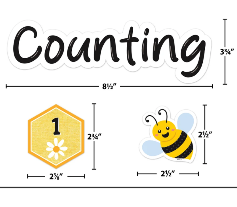 Buzzing Bees Counting to 100 Days Mini Bulletin Board*