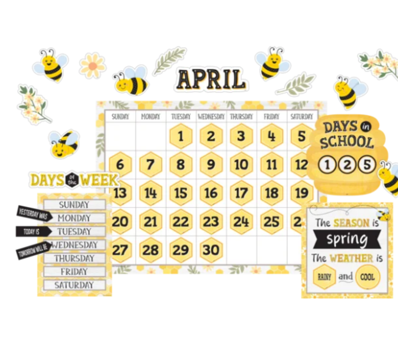 Buzzing Bees Calendar Bulletin Board*