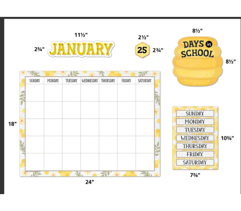 Buzzing Bees Calendar Bulletin Board*