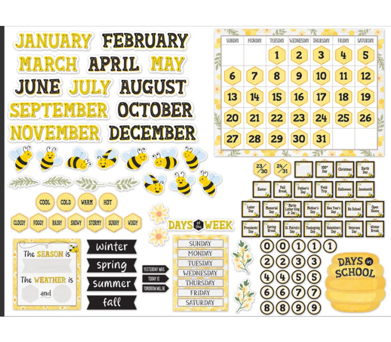 Buzzing Bees Calendar Bulletin Board*