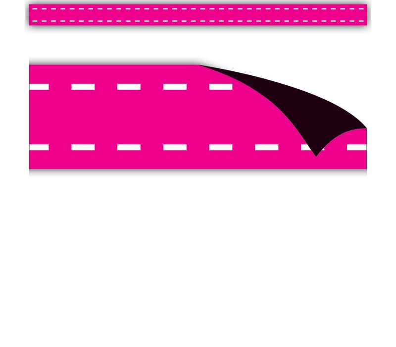 Hot Pink Stitch Magnetic Strips