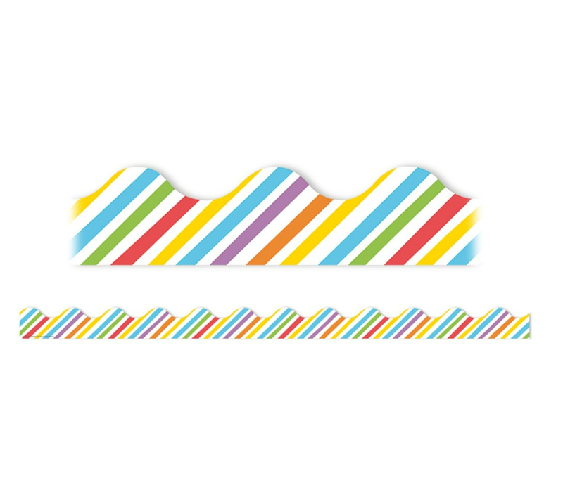 Growth Mindset Rainbow Stripes Deco Trim (D)*