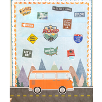 Moving Mountains Road Trip Sunshine Die-Cut Border *