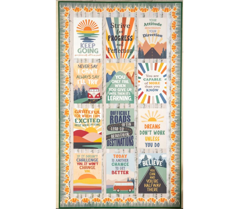 Moving Mountains Road Trip Trees Die-Cut Border *