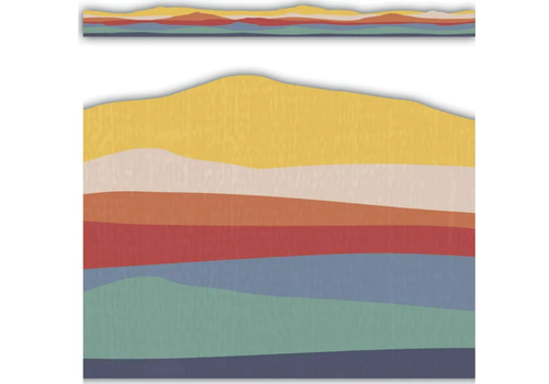 Teacher Created Resources Moving Mountains Road Trip On the Horizon Die-Cut Border