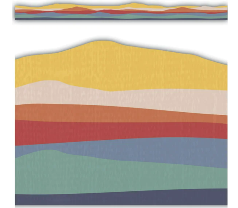 Moving Mountains Road Trip On the Horizon Die-Cut Border*