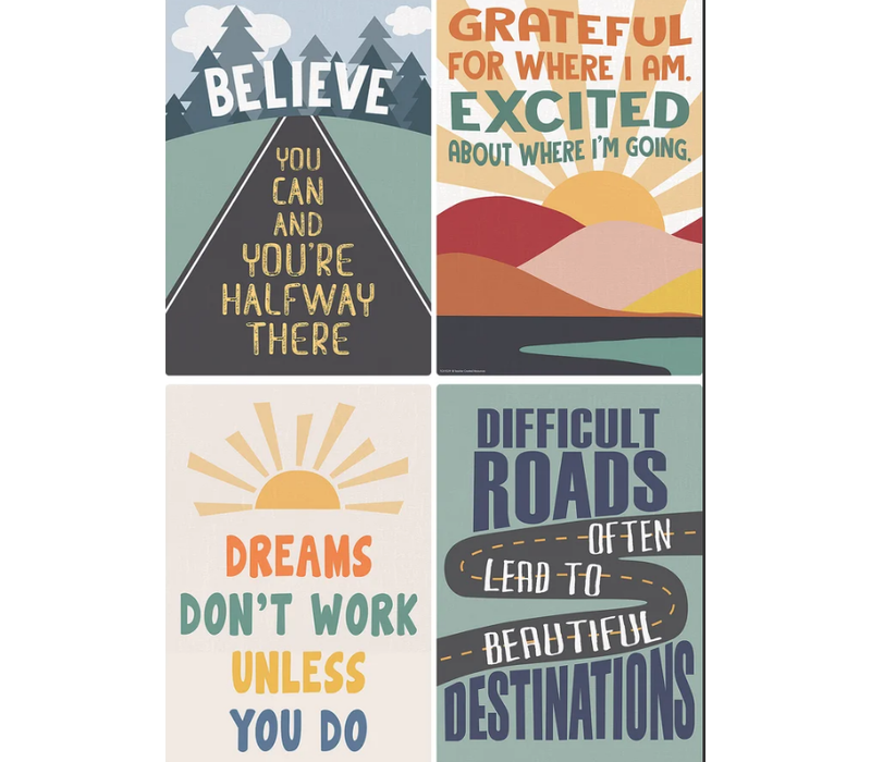 Moving Mountains Road Trip Positive Sayings Small Poster Pack*