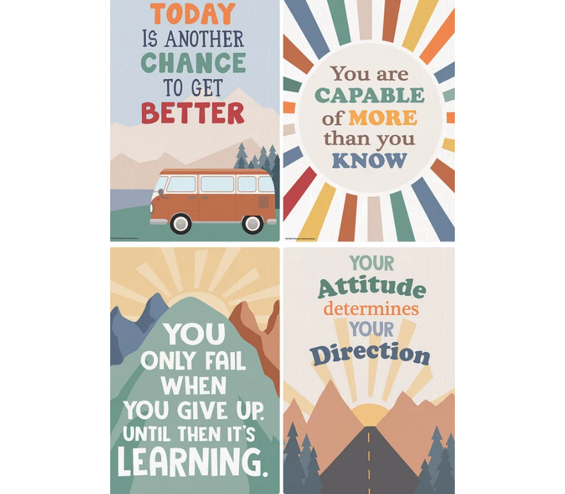 Moving Mountains Road Trip Positive Sayings Small Poster Pack*