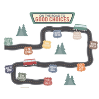 Moving Mountains Road Trip On the Road to Good Choices Mini Bulletin Board*