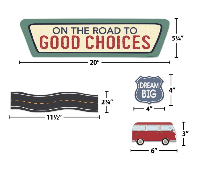 Moving Mountains Road Trip On the Road to Good Choices Mini Bulletin Board*