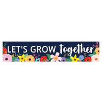 Wildflowers Let’s Grow Together Banner*