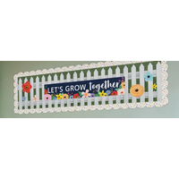 Wildflowers Let’s Grow Together Banner*