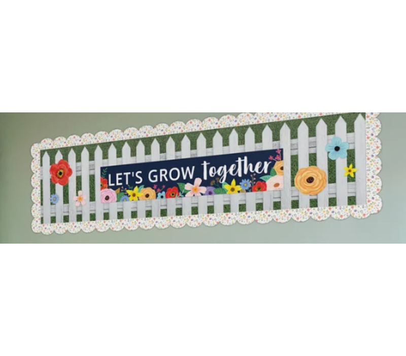 Wildflowers Let’s Grow Together Banner*