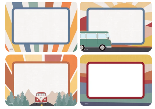 Teacher Created Resources Moving Mountains Road Trip Name Tags/Labels - Multi-Pack*