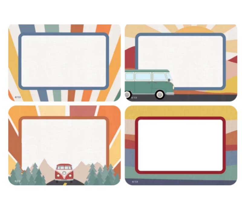 Moving Mountains Road Trip Name Tags/Labels - Multi-Pack*