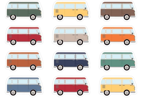 Teacher Created Resources Moving Mountains Road Trip Camper Vans Mini Accents