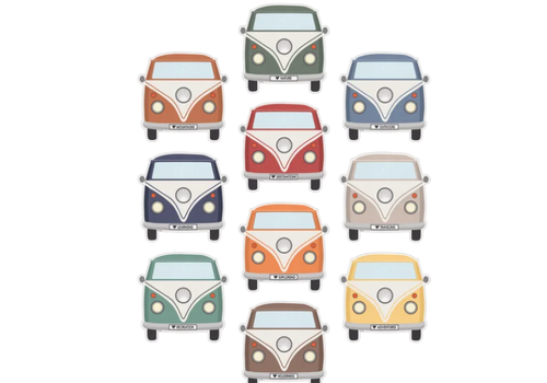 Teacher Created Resources Moving Mountains Road Trip Camper Vans Accents*