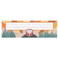 Moving Mountains Road Trip Flat Name Plates*