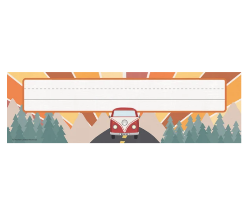 Moving Mountains Road Trip Flat Name Plates*
