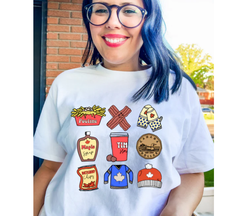 Canadian Cuties tee- Medium*