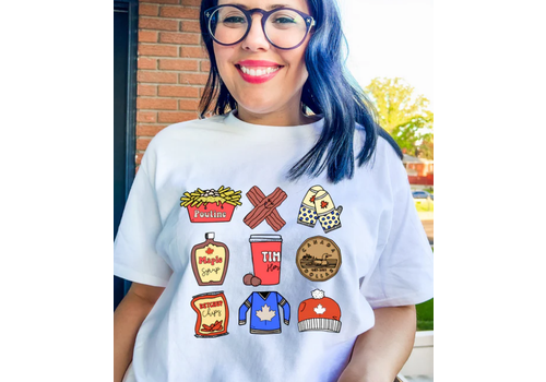Lessons In Positivity Copy of Canadian Cuties tee- Extra Large *