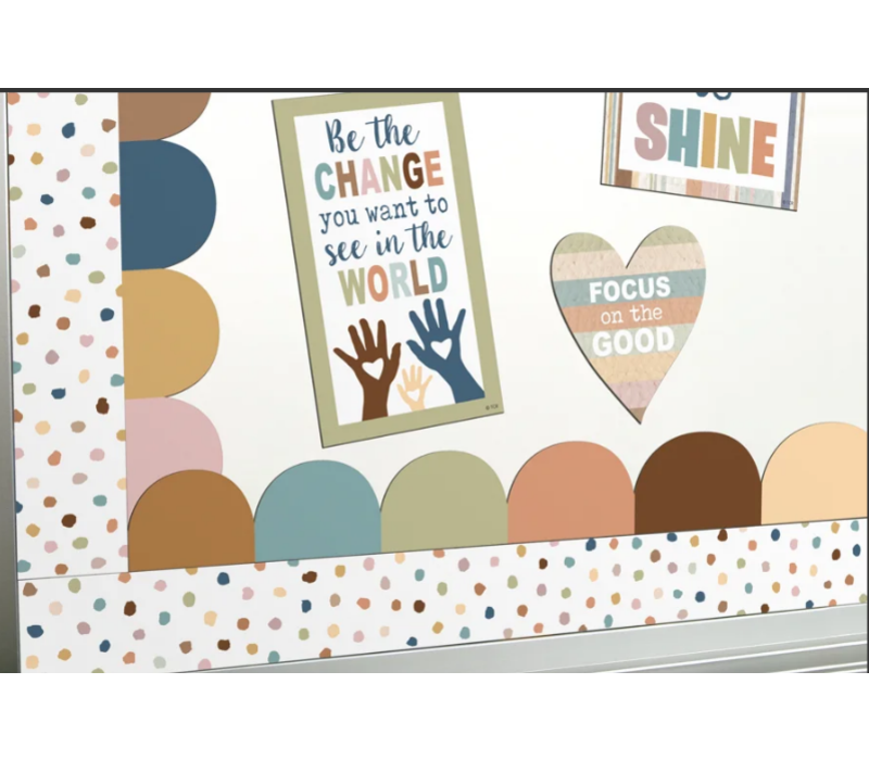 Everyone is Welcome Scalloped  Magnetic Border*