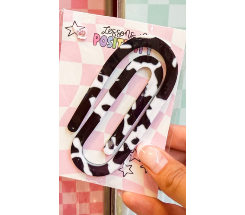 Composition Book Acrylic Jumbo Paperclip